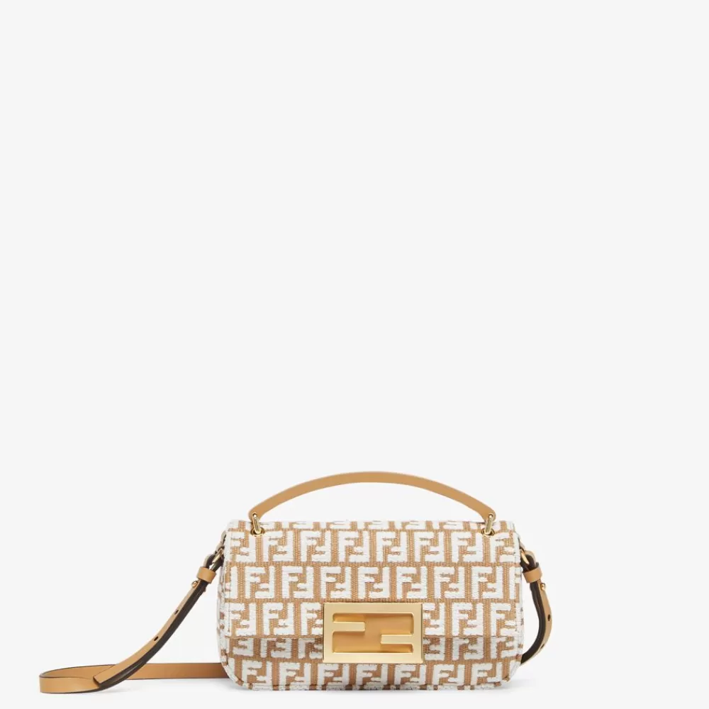 Fendi Mini-Taschen<Pochette Aus Raphia In Beige Ff