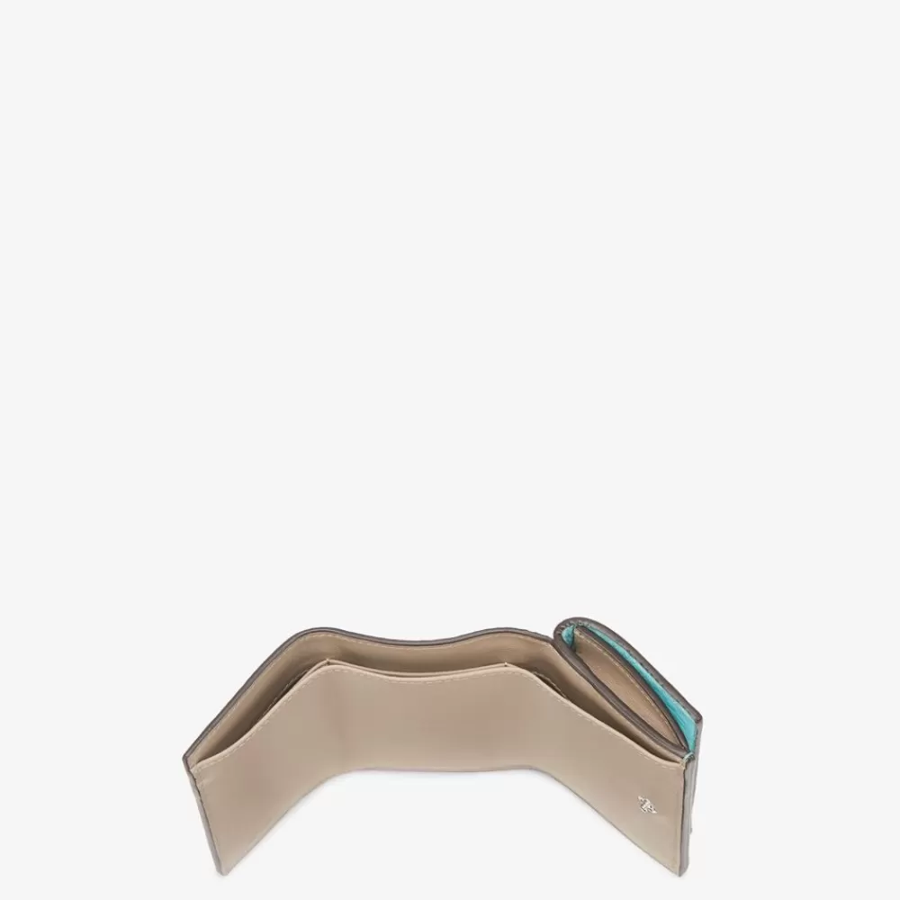 Fendi Portemonnaies<Portemonnaie Aus Lder In Turkis