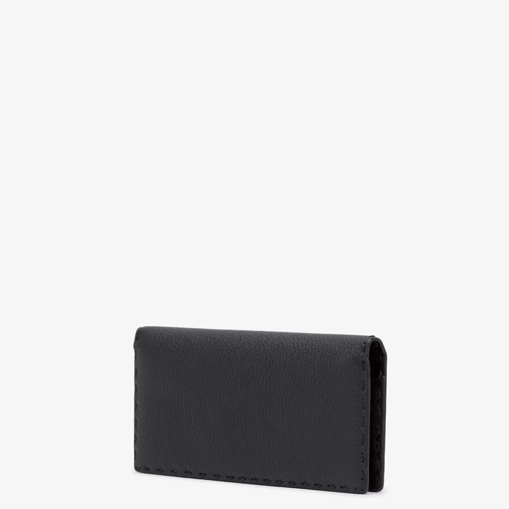 Fendi Portemonnaies Mit Tragekette<Portemonnaie Aus Leder In Schwarz