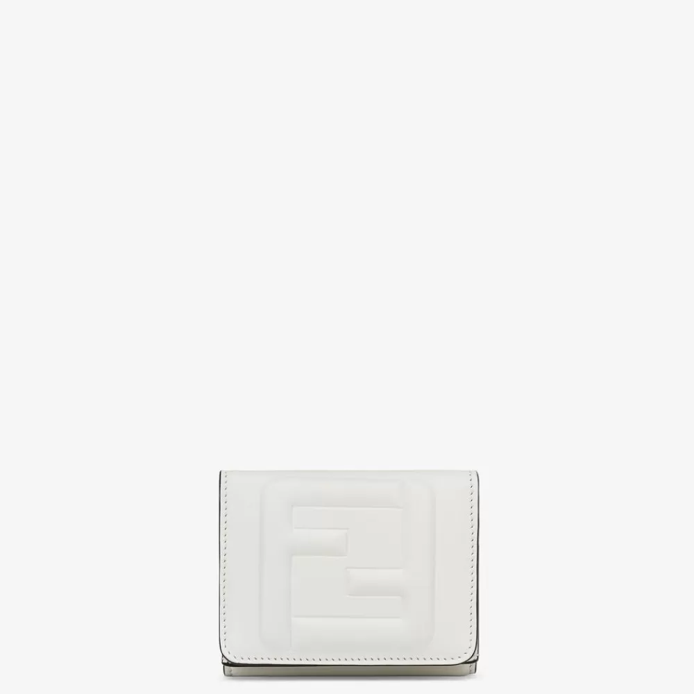 Fendi Portemonnaies Mit Tragekette<Portemonnaie Aus Leder In Weis