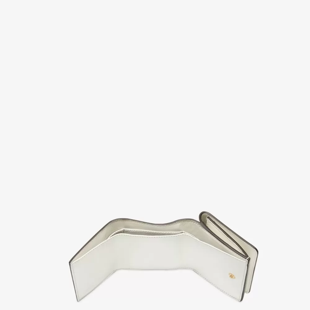Fendi Portemonnaies Mit Tragekette<Portemonnaie Aus Leder In Weis