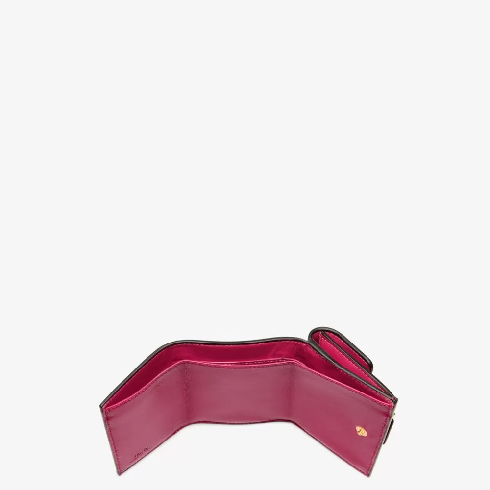 Fendi Portemonnaies Mit Tragekette<Portemonnaie Aus Nappaleder In Fuchsia