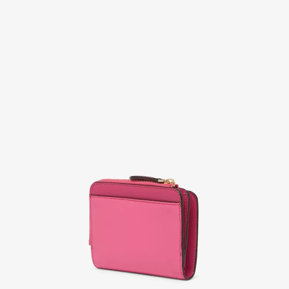 Fendi Portemonnaies<Portemonnaie In Bicolor-Optik Aus In Fuchsia Und Dunkelrosa