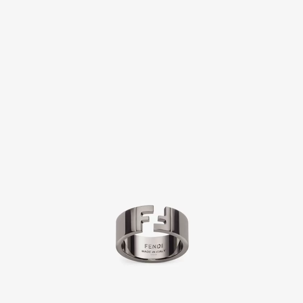 Fendi Ringe<Ring In Der Farbe Ruthenium