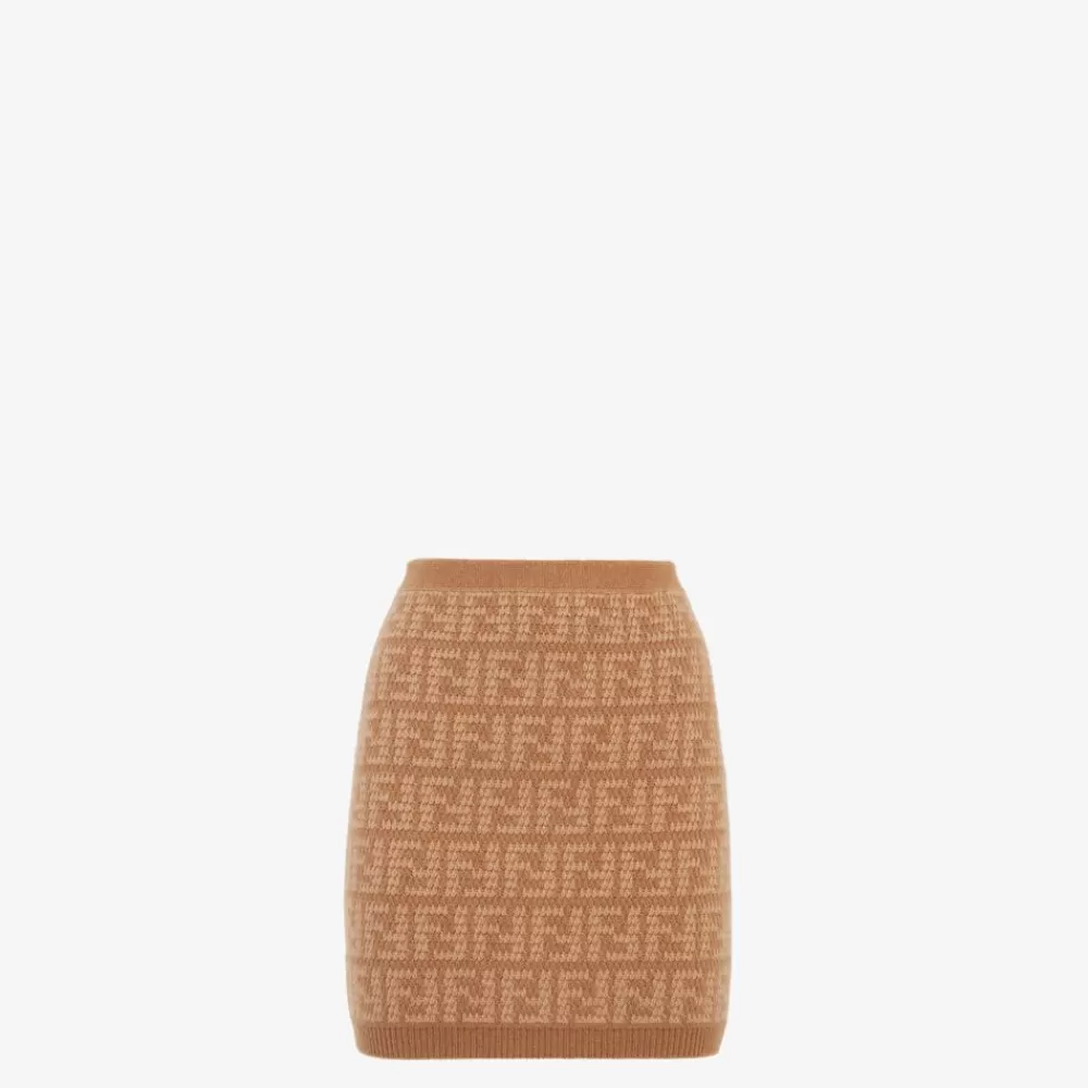 Fendi Anzuge Und Sets<Rock Aus Kaschmir In Braun