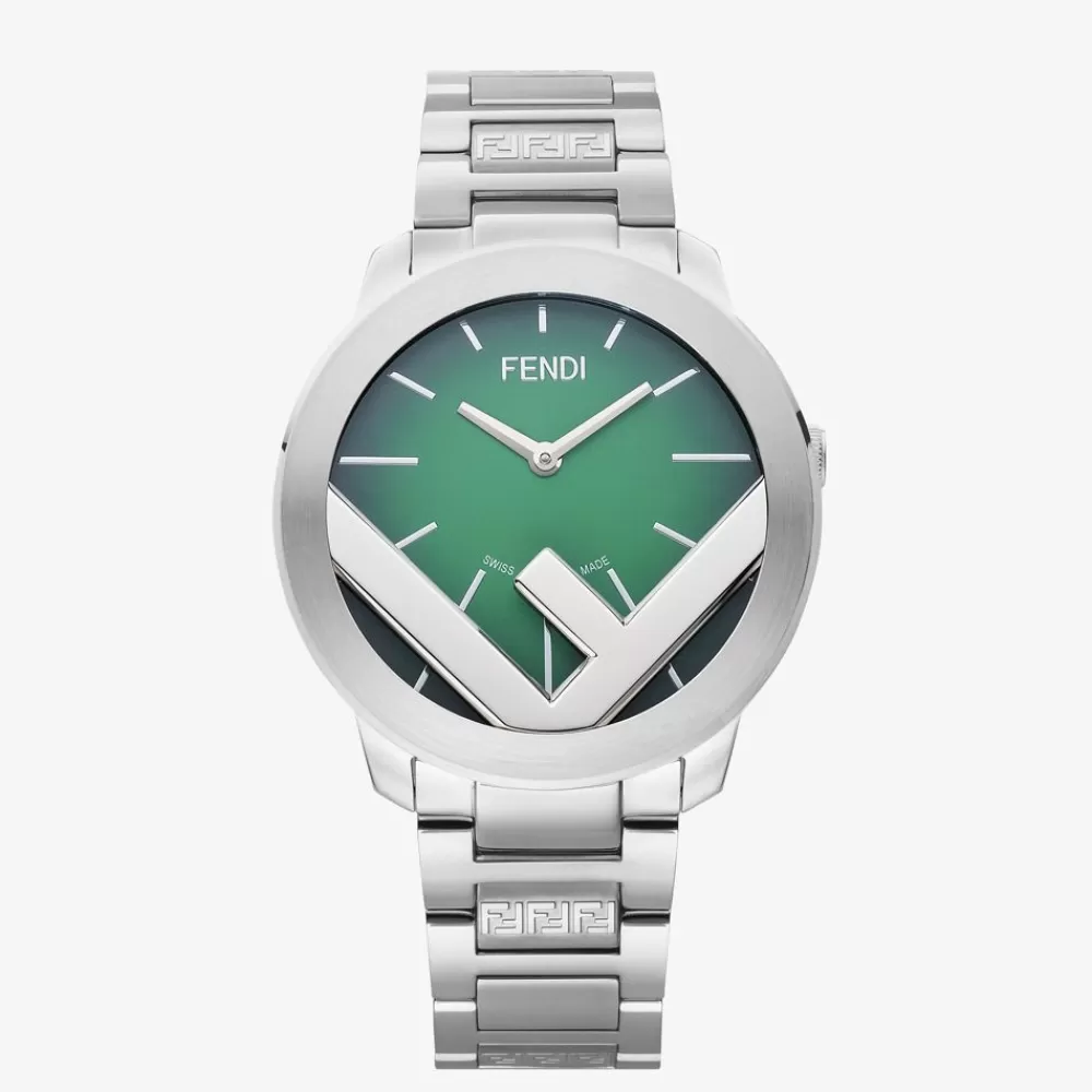 Fendi Uhren<Runde Uhr 41 Mm Mit F Is -Logo