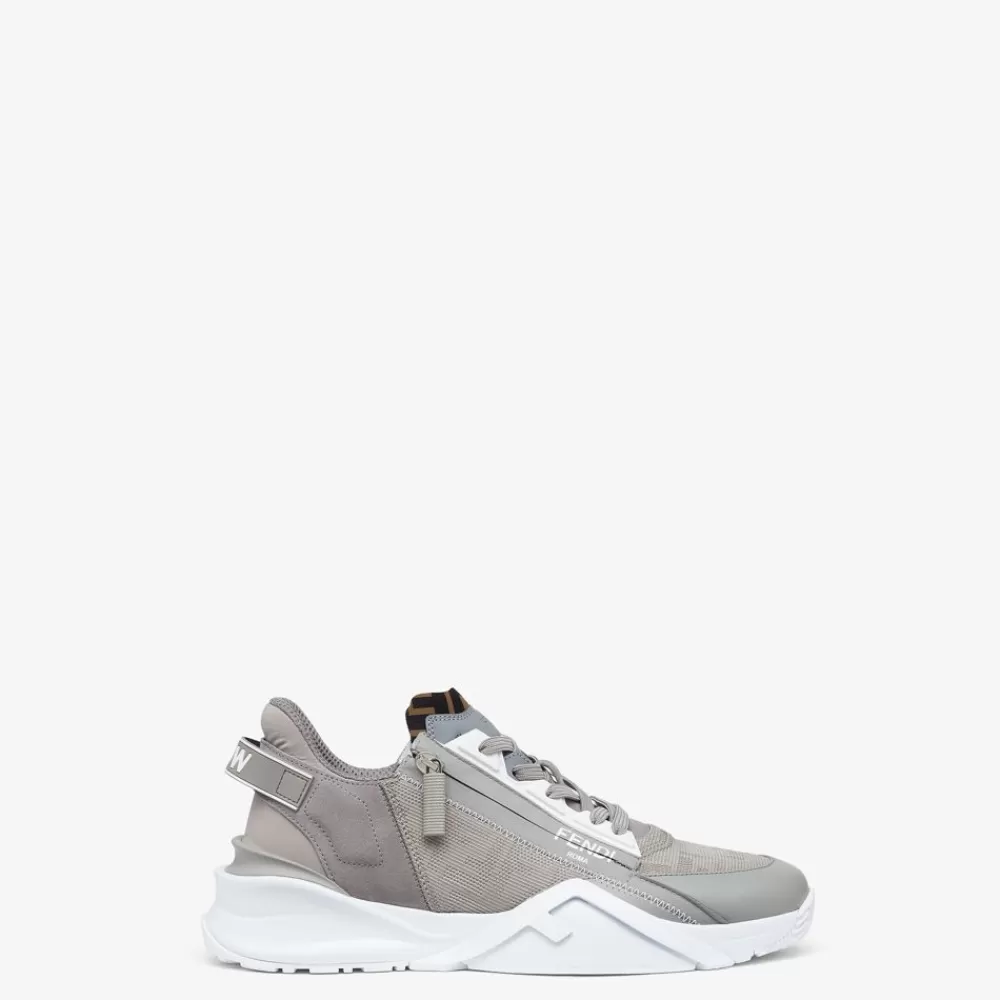 Fendi Sneakers<Running Aus Stoff In Grau