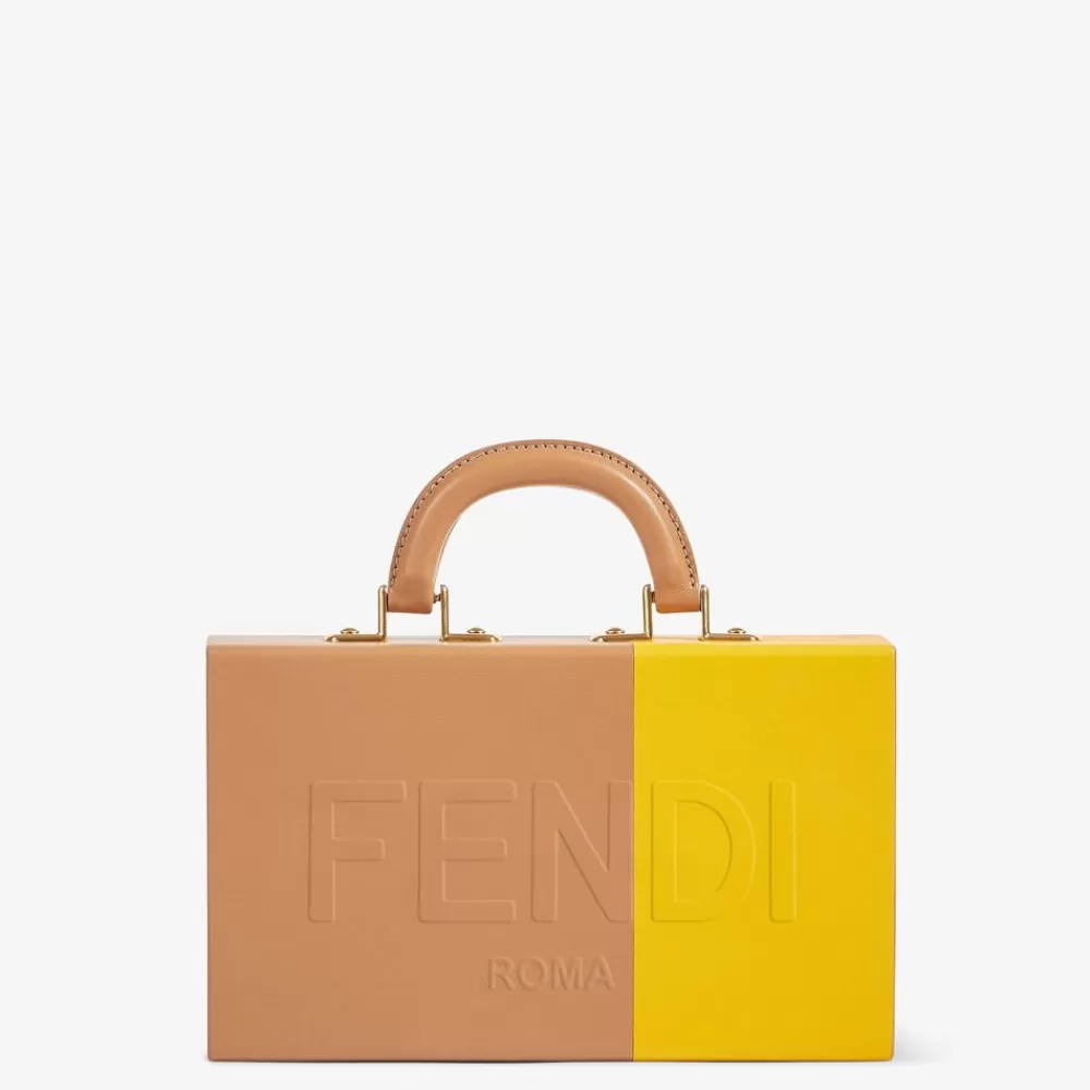 Fendi Lifestyle<Schachtel Mit Spielkarten Aus Zweifarbigem Nappaleder