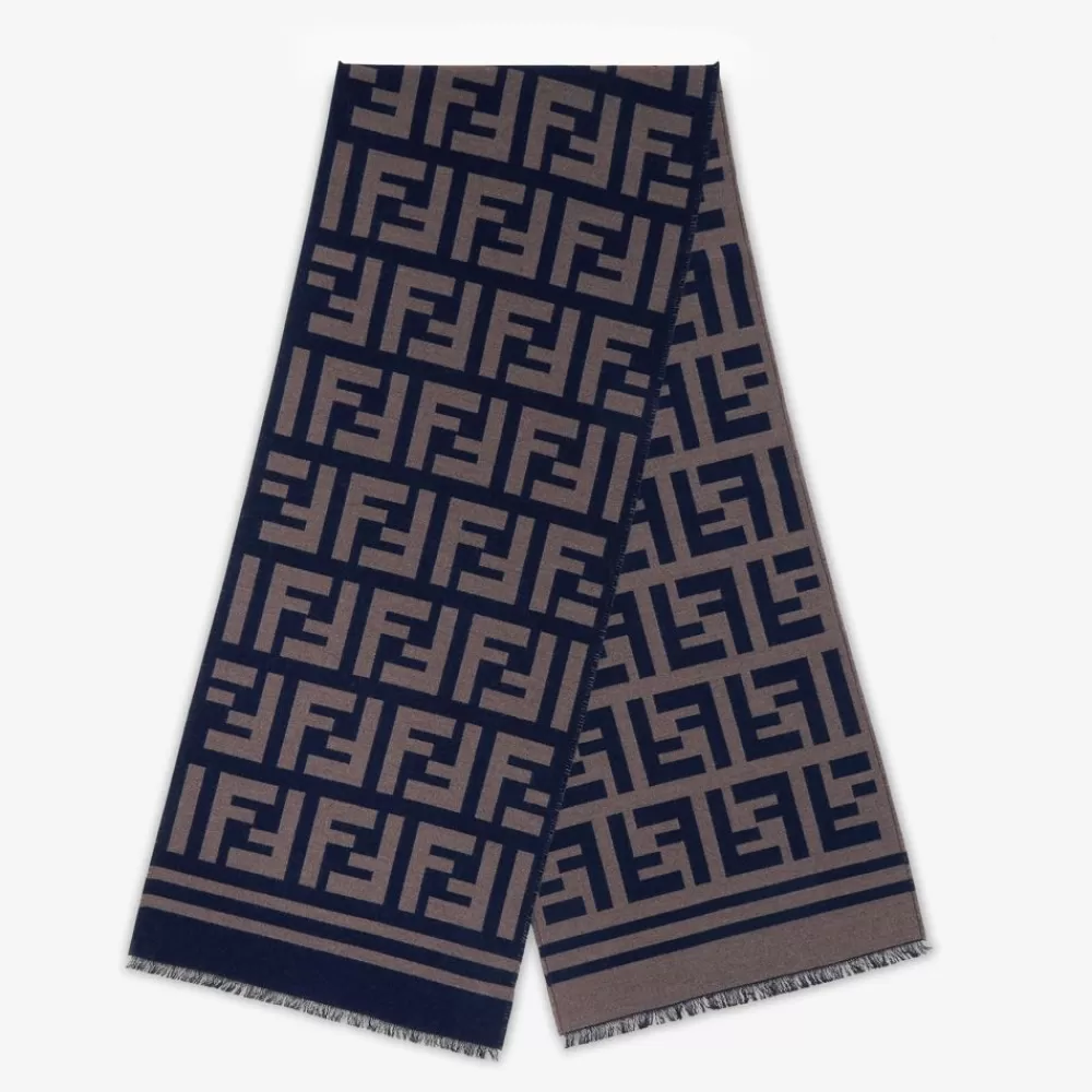 Fendi Schals Und Ponchos<Schal Aus Wolle Und Seide Mehrfarbig
