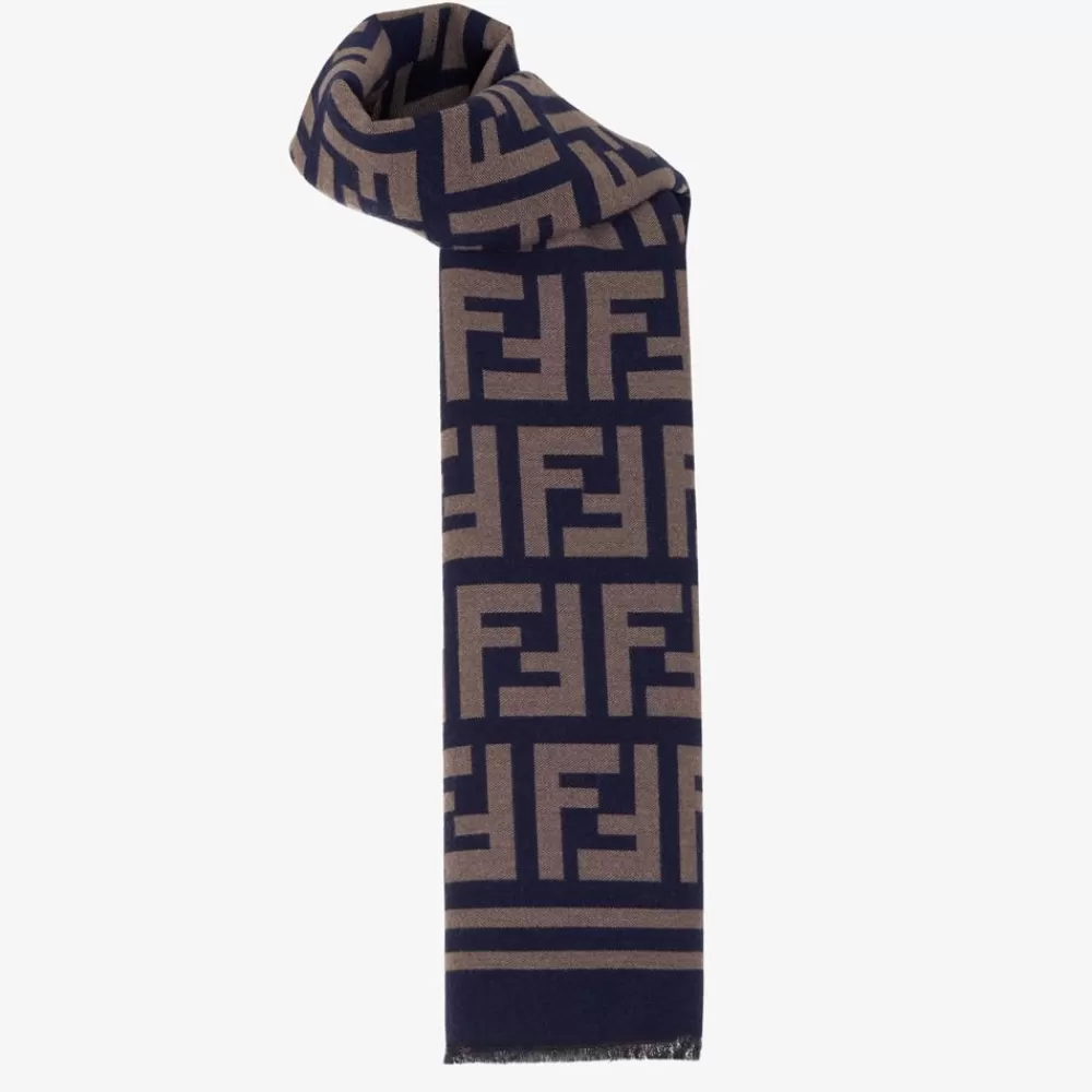 Fendi Schals Und Ponchos<Schal Aus Wolle Und Seide Mehrfarbig