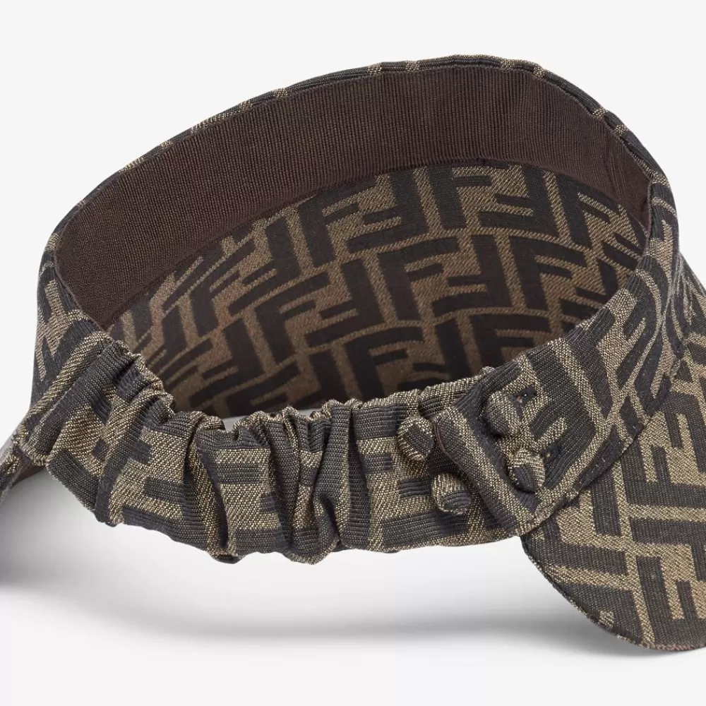 Fendi Mutzen Und Handschuhe<Schild Aus Canvas In Braun