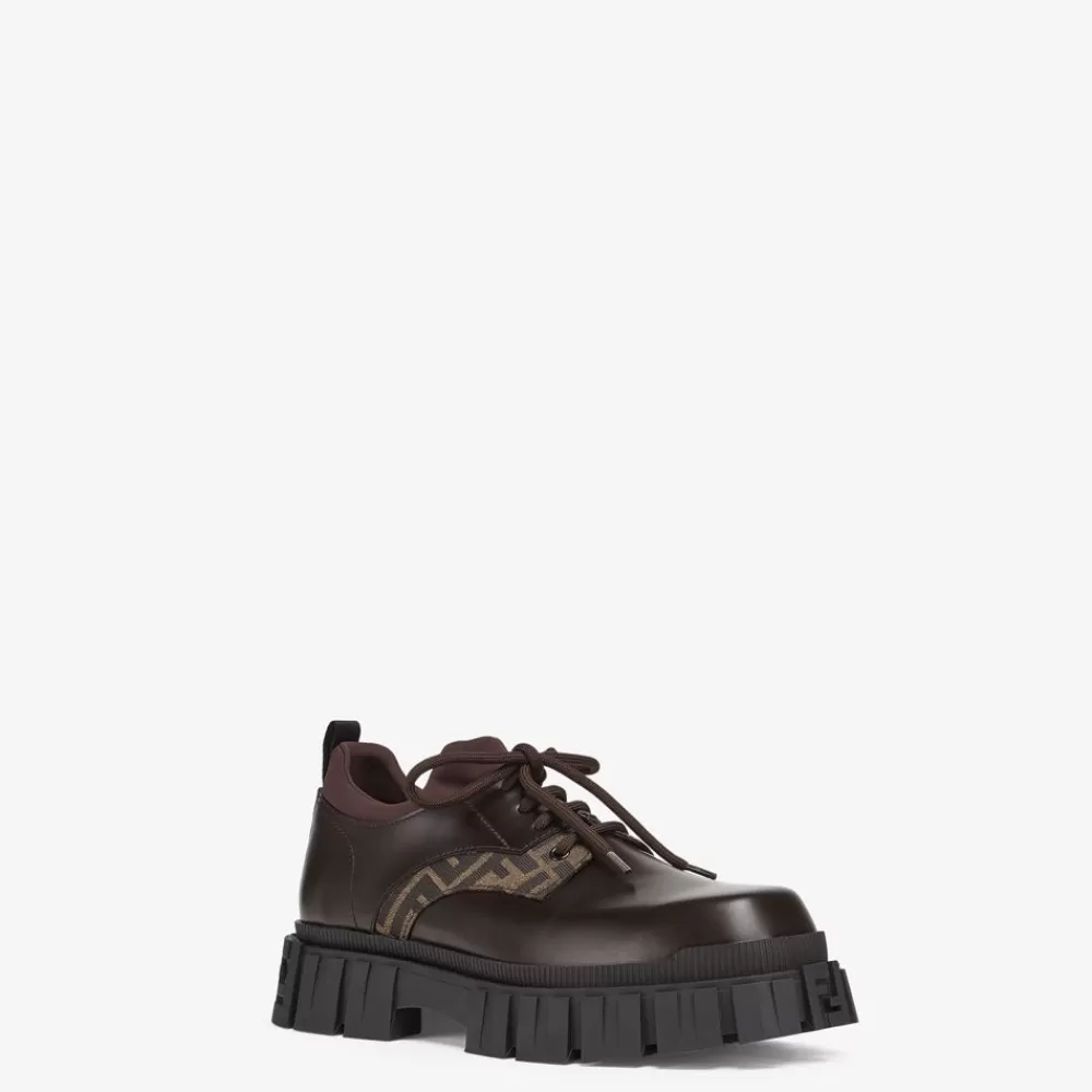 Fendi Schnurschuhe Und Boots<Schnurung Aus Leder In Braun