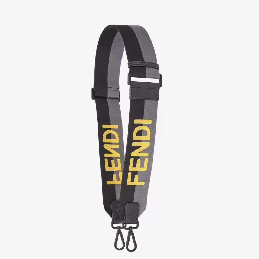Fendi Schulterriemen & Taschenzubehor<Schulterriemen Aus Canvas Und Leder.