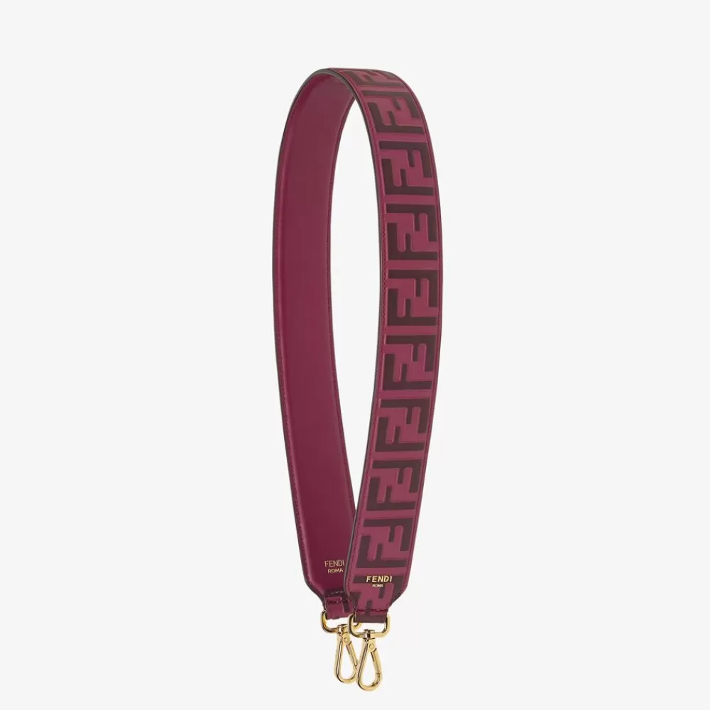 Fendi Schulterriemen & Taschenzubehor<Schulterriemen Aus Leder In Rot