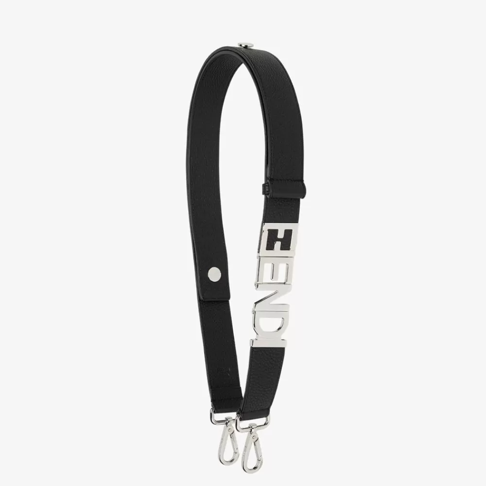 Fendi Schulterriemen & Taschenzubehor<Schulterriemen Aus Leder In Schwarz