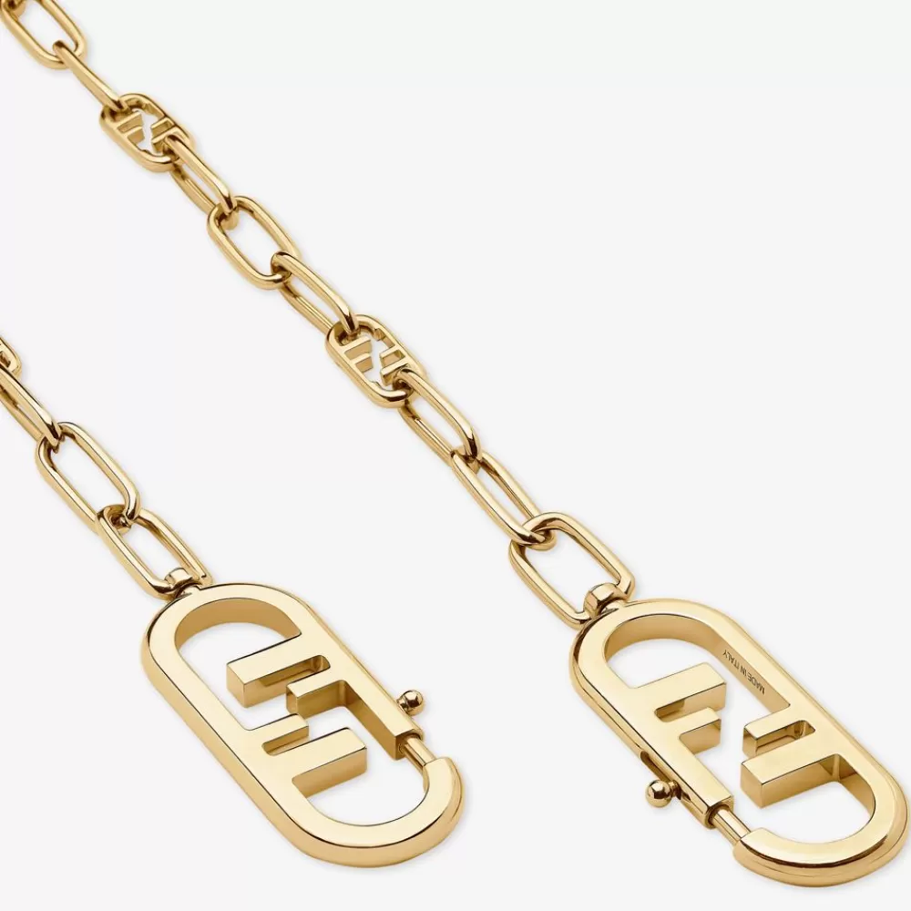Fendi Schulterriemen & Taschenzubehor<Schulterriemen Aus Metall In Goldfarbe
