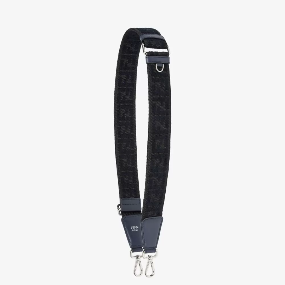 Fendi Schulterriemen & Taschenzubehor<Schulterriemen Aus Webband In Blau