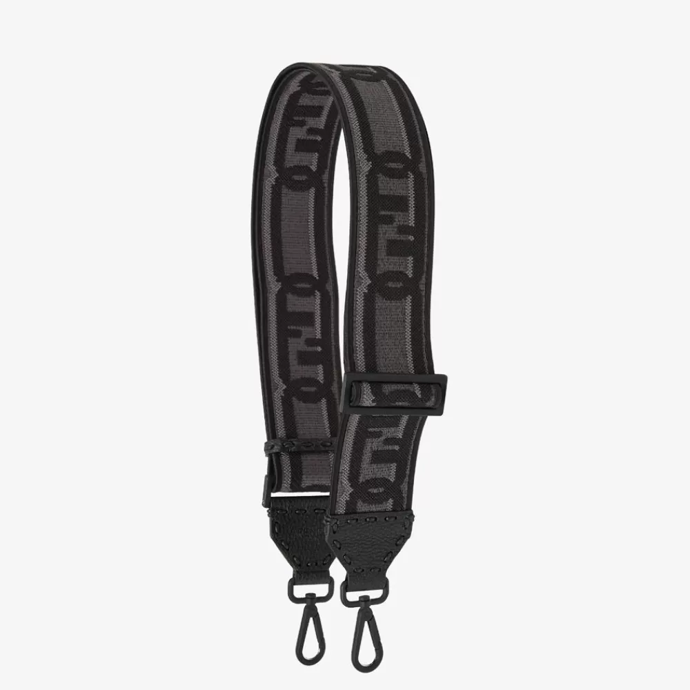 Fendi Schulterriemen & Taschenzubehor<Schulterriemen Aus Webband In Grau
