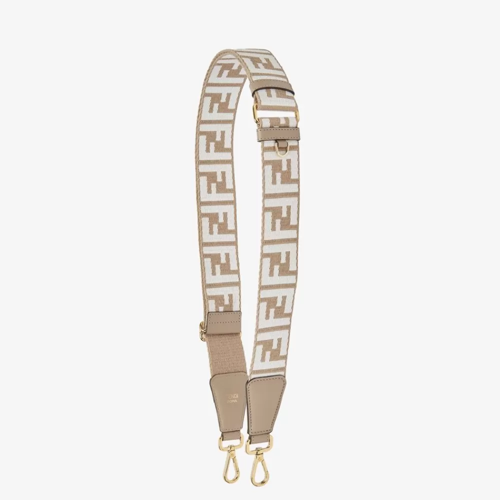 Fendi Schulterriemen & Taschenzubehor<Schulterriemen Aus Webband Mit Mehrfarbigem Ff-Jacquard-Motiv