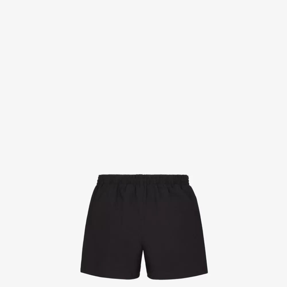 Fendi Swimwear<Shorts Aus Nylon In Schwarz
