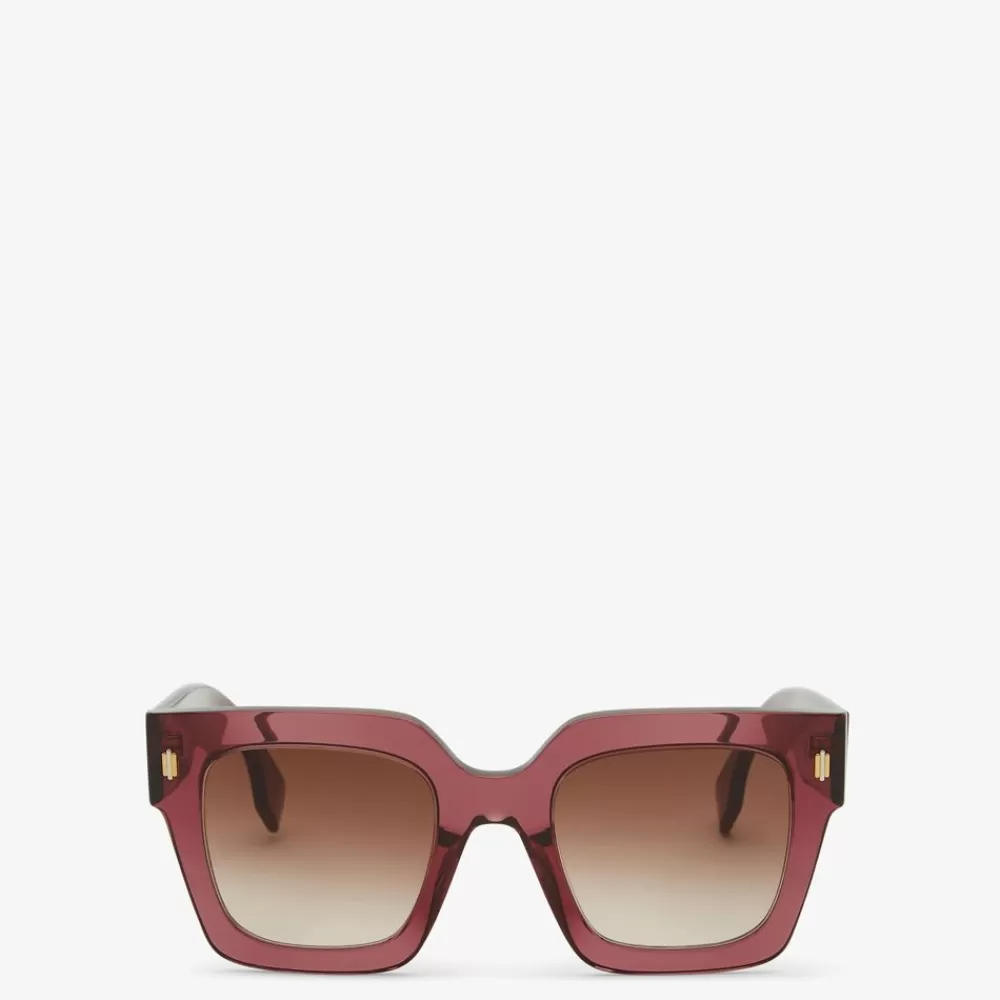 Fendi Sonnenbrillen<Sonnenbrille Aus Acetat In Violett