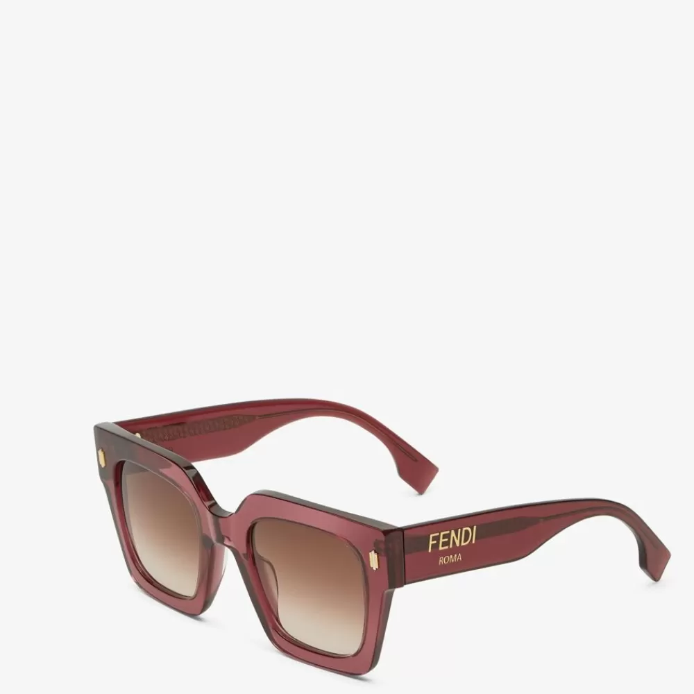 Fendi Sonnenbrillen<Sonnenbrille Aus Acetat In Violett