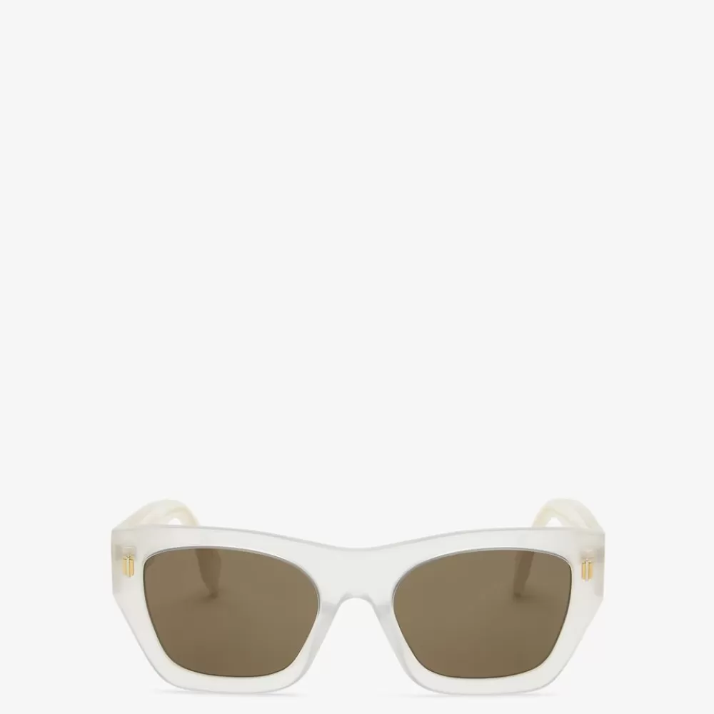 Fendi Sonnenbrillen<Sonnenbrille Aus Acetat In Weis