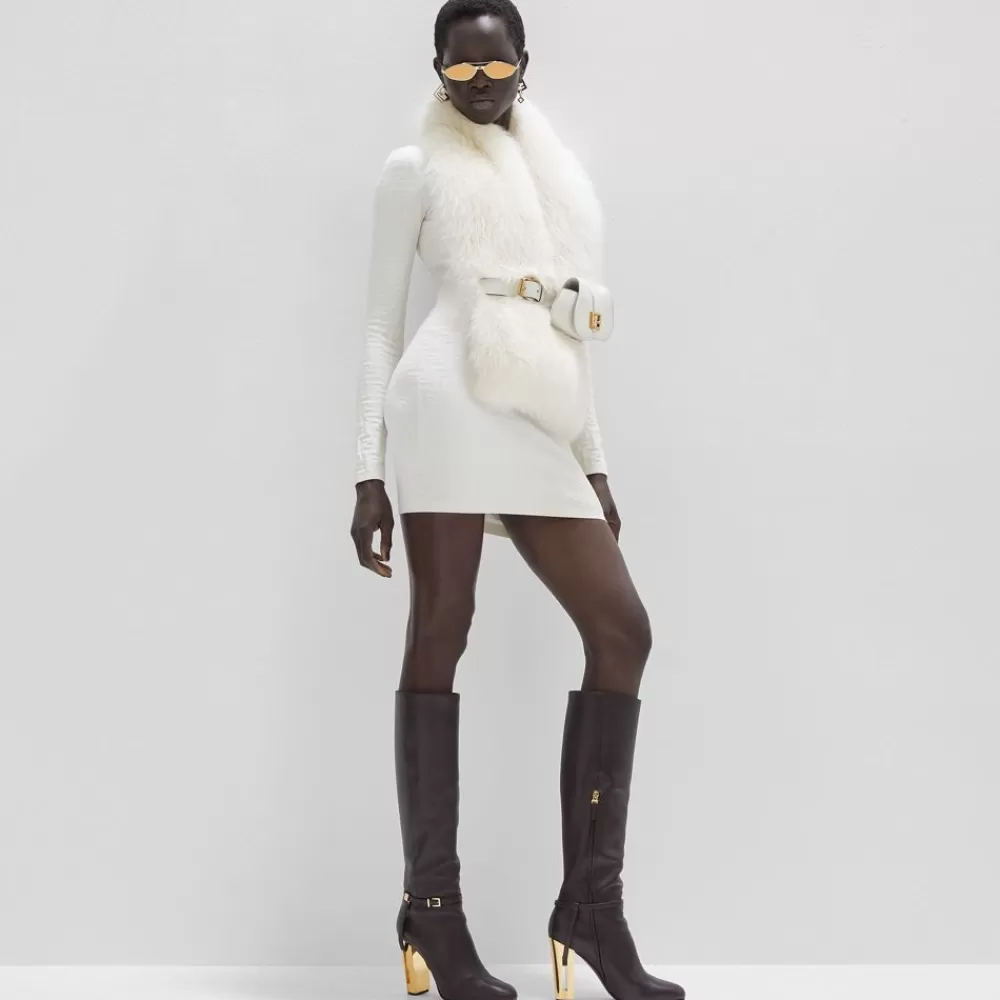 Fendi Schals Und Ponchos<Stola Aus Fuchspelz In Weis