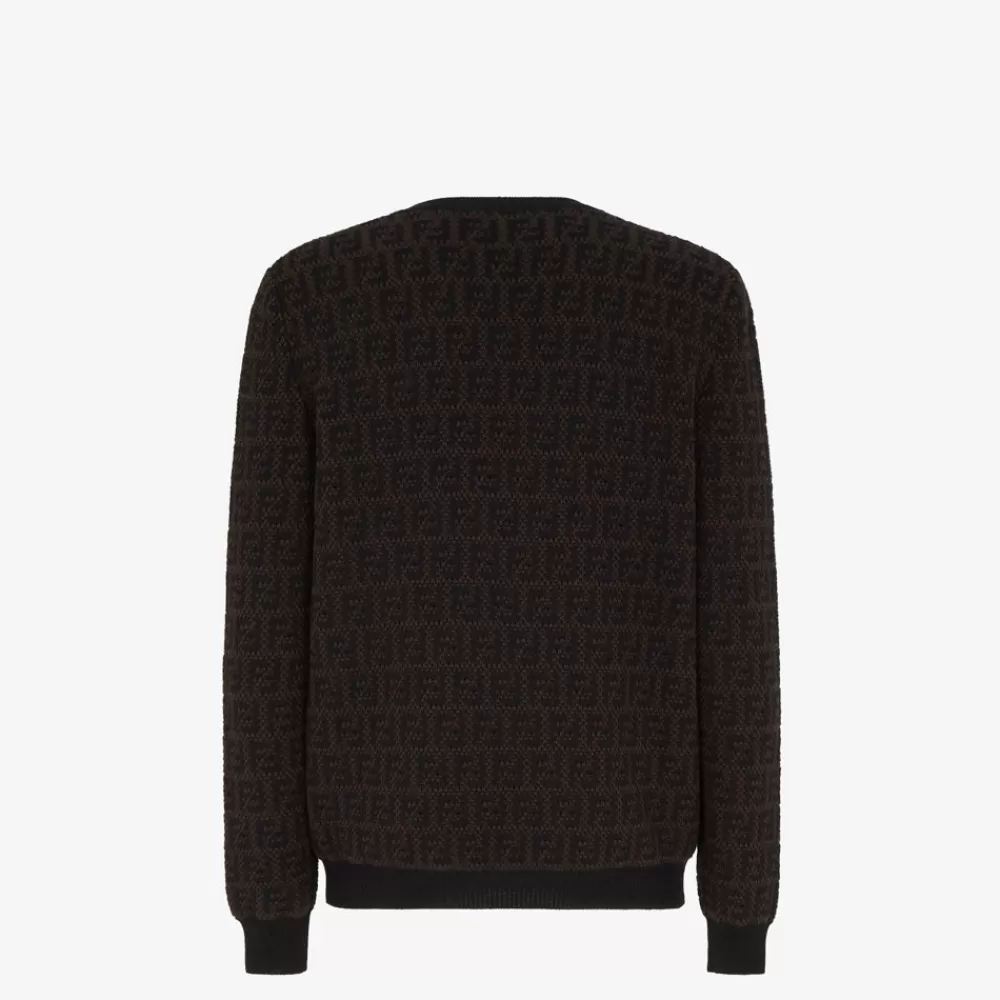 Fendi Sweatshirts<Strickpullover Ff In Braun