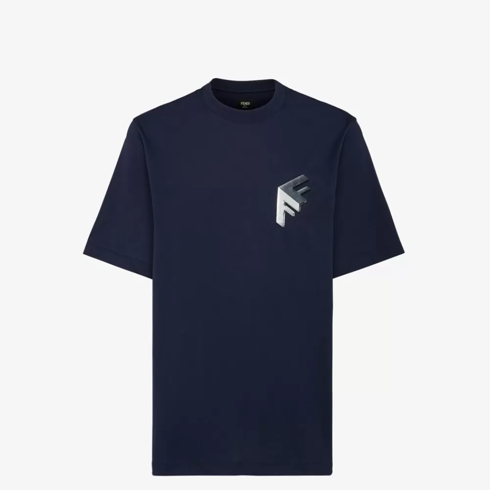 Fendi T-Shirts Und Sweatshirts<Sweatshirt Aus Jersey In Blau