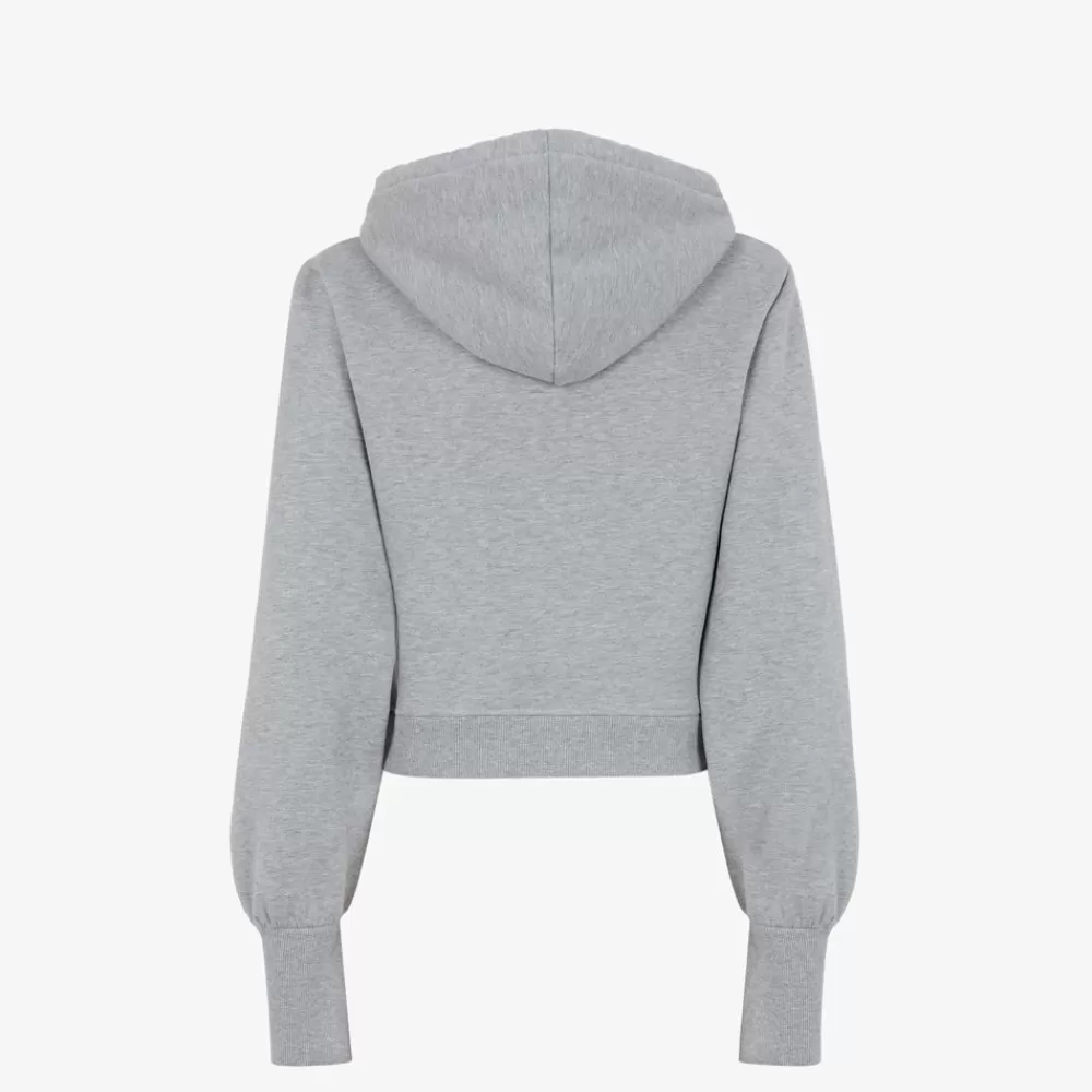 Fendi T-Shirts Und Sweatshirts<Sweatshirt Aus Jersey In Grau-Melange