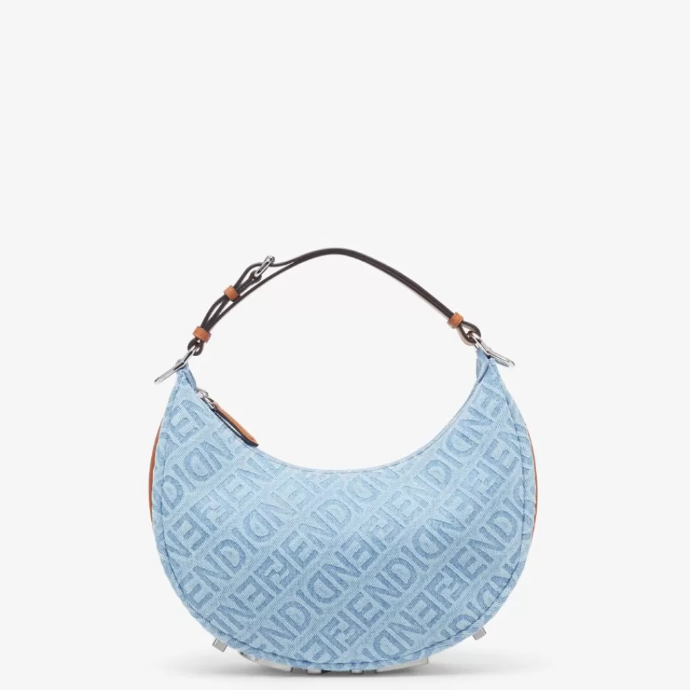 Fendi Schulter- Und Crossbody-Taschen<Tasche Aus Denim In Hellblau