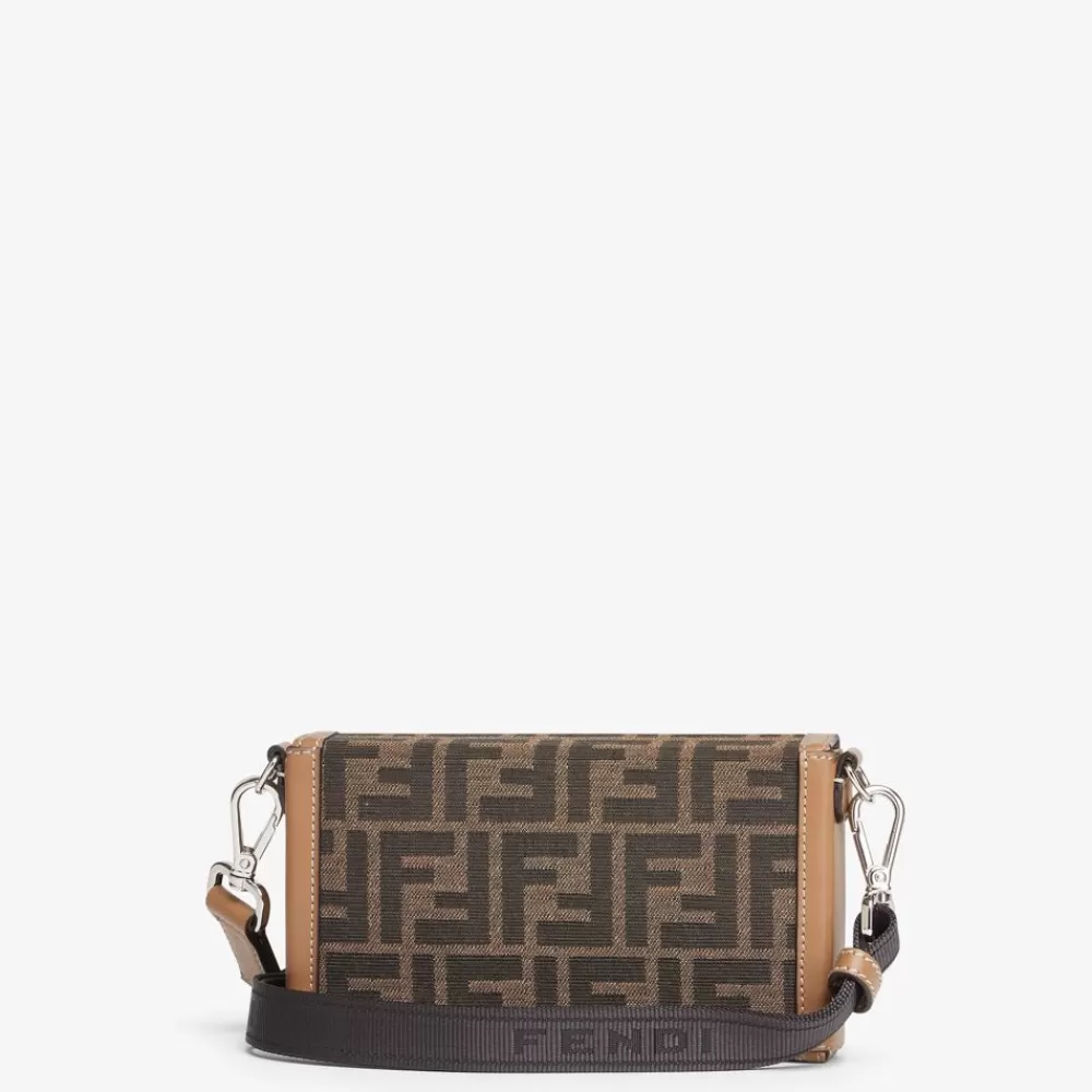 Fendi Pochettes Und Handyhullen<Tasche Aus Ff-Stoff In Braun