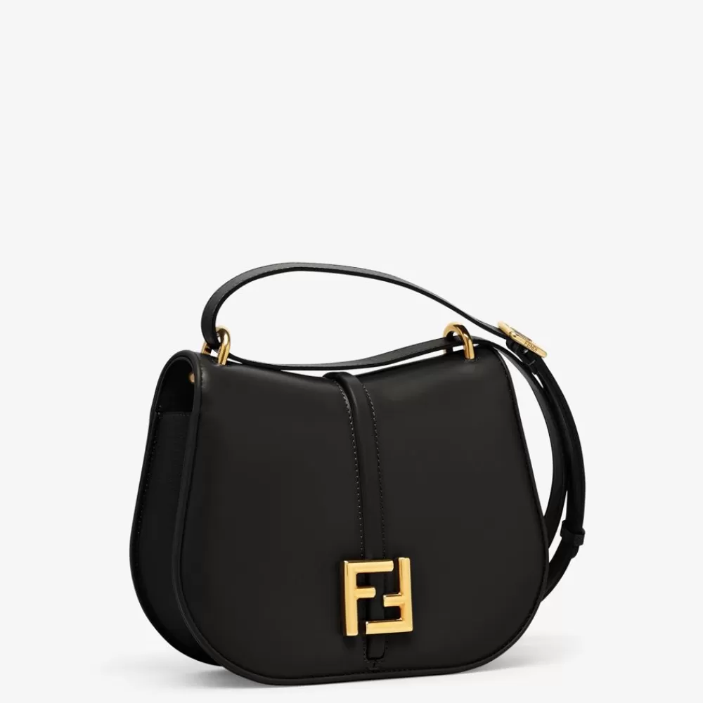 Fendi Schulter- Und Crossbody-Taschen<Tasche Aus Glatt- Und Granatleder In Schwarz