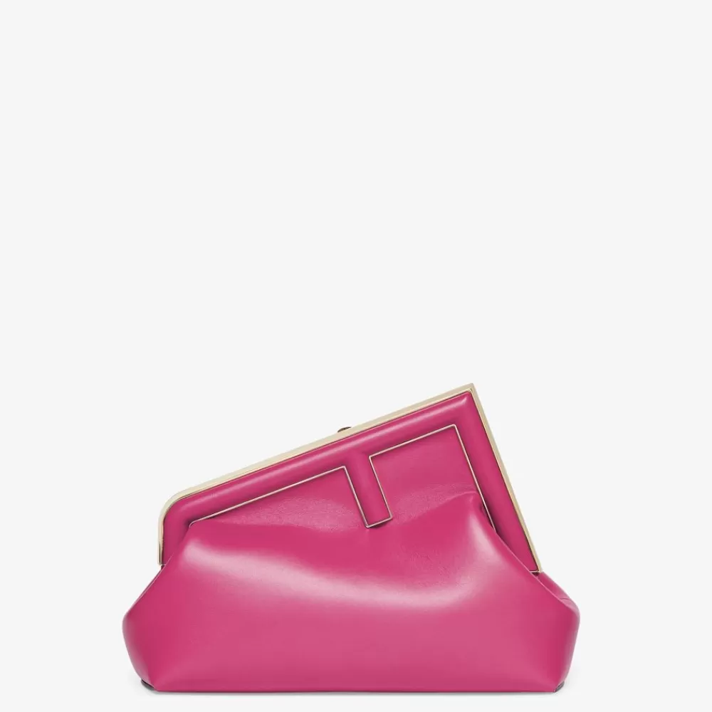 Fendi Schulter- Und Crossbody-Taschen<Tasche Aus Leder In Fuchsia
