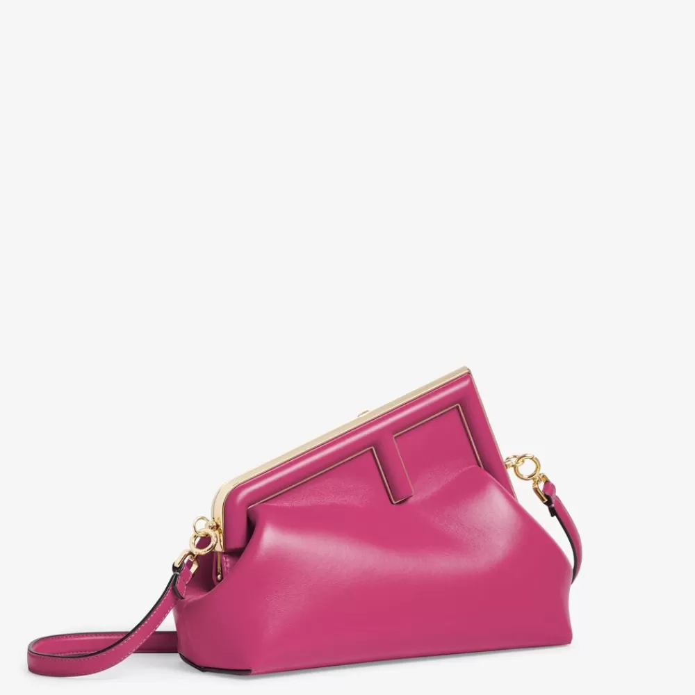Fendi Schulter- Und Crossbody-Taschen<Tasche Aus Leder In Fuchsia