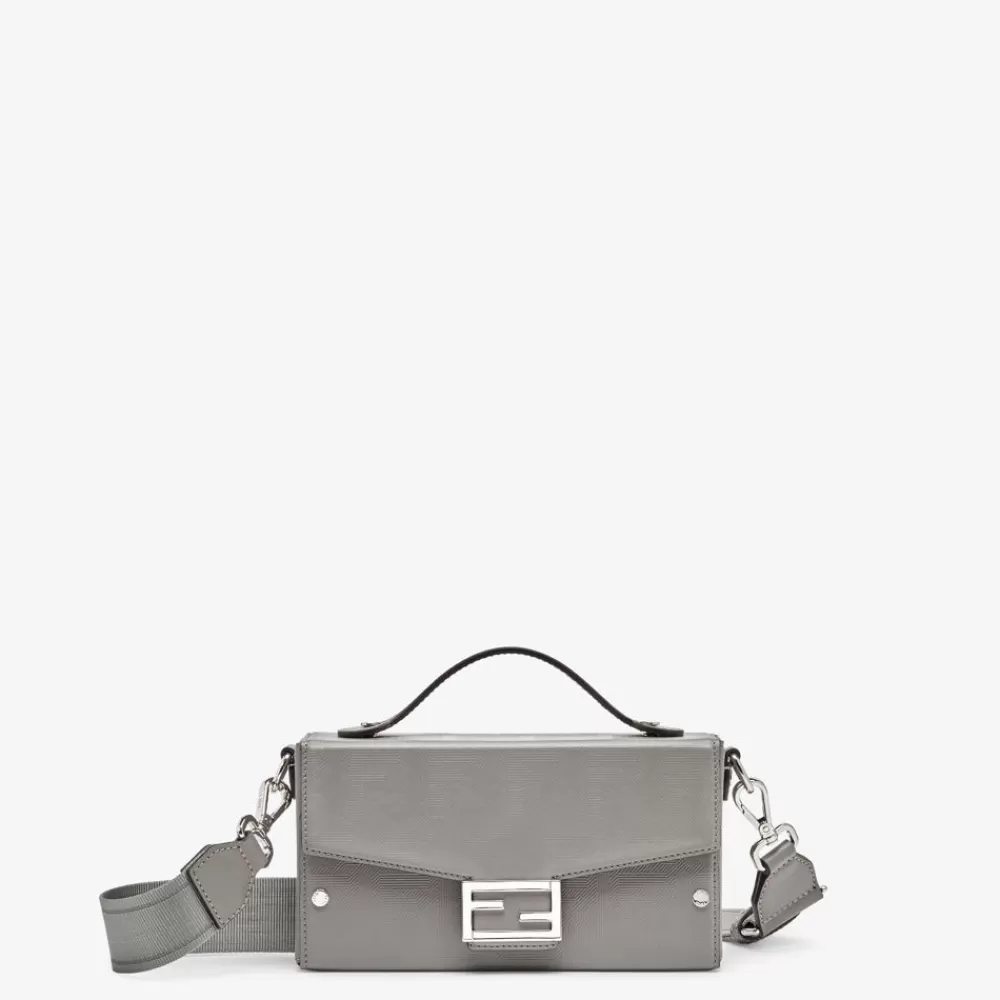 Fendi Messenger Bags<Tasche Aus Leder In Taubengrau