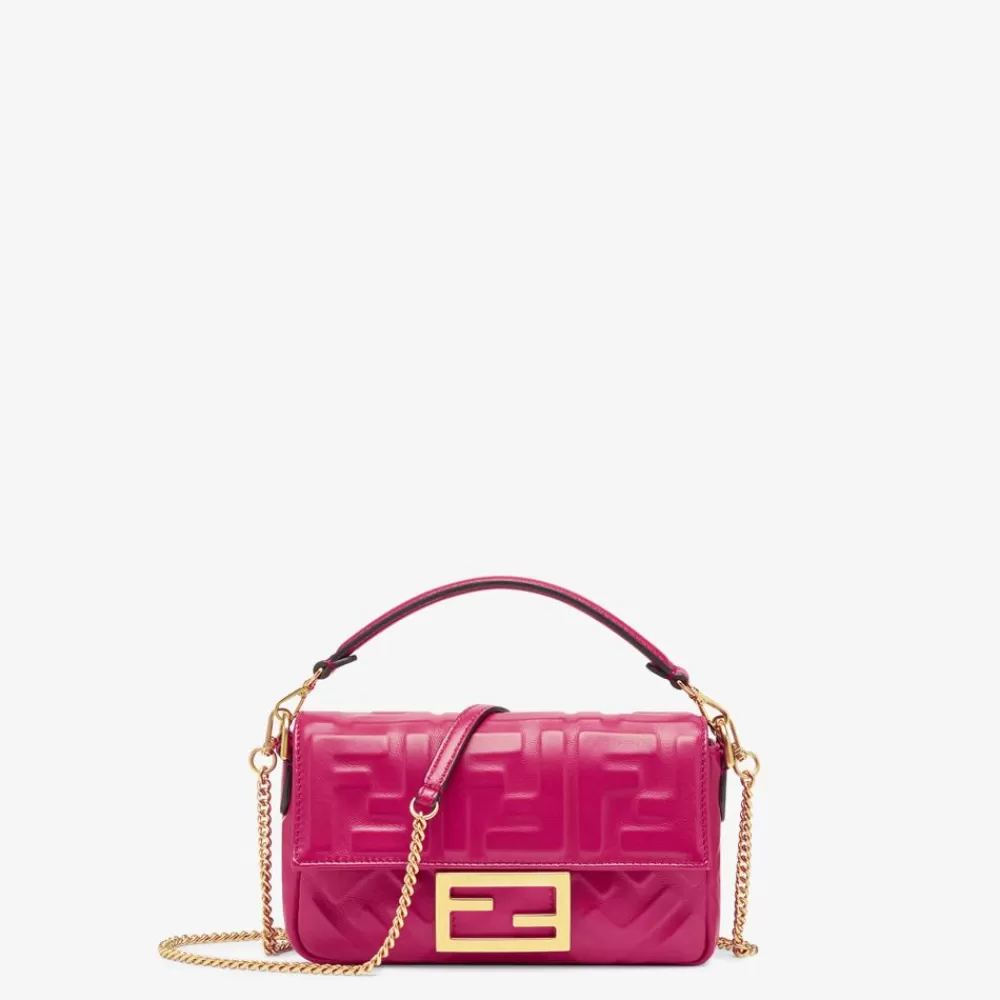 Fendi Schulter- Und Crossbody-Taschen<Tasche Aus Nappaleder In Fuchsia