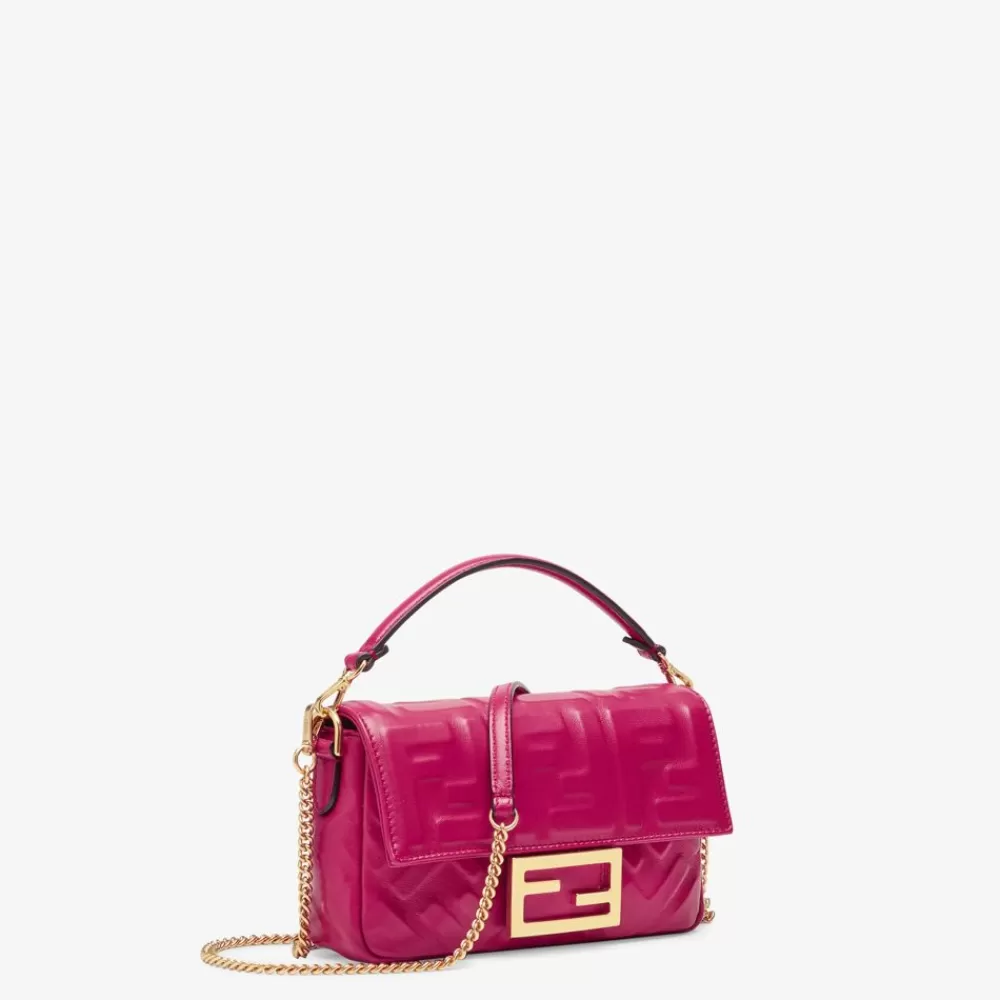 Fendi Schulter- Und Crossbody-Taschen<Tasche Aus Nappaleder In Fuchsia