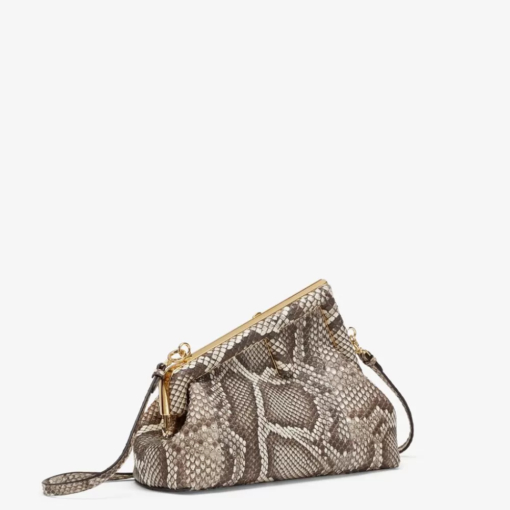 Fendi Clutches & Pochetten<Tasche Aus Naturlichem Pythonleder