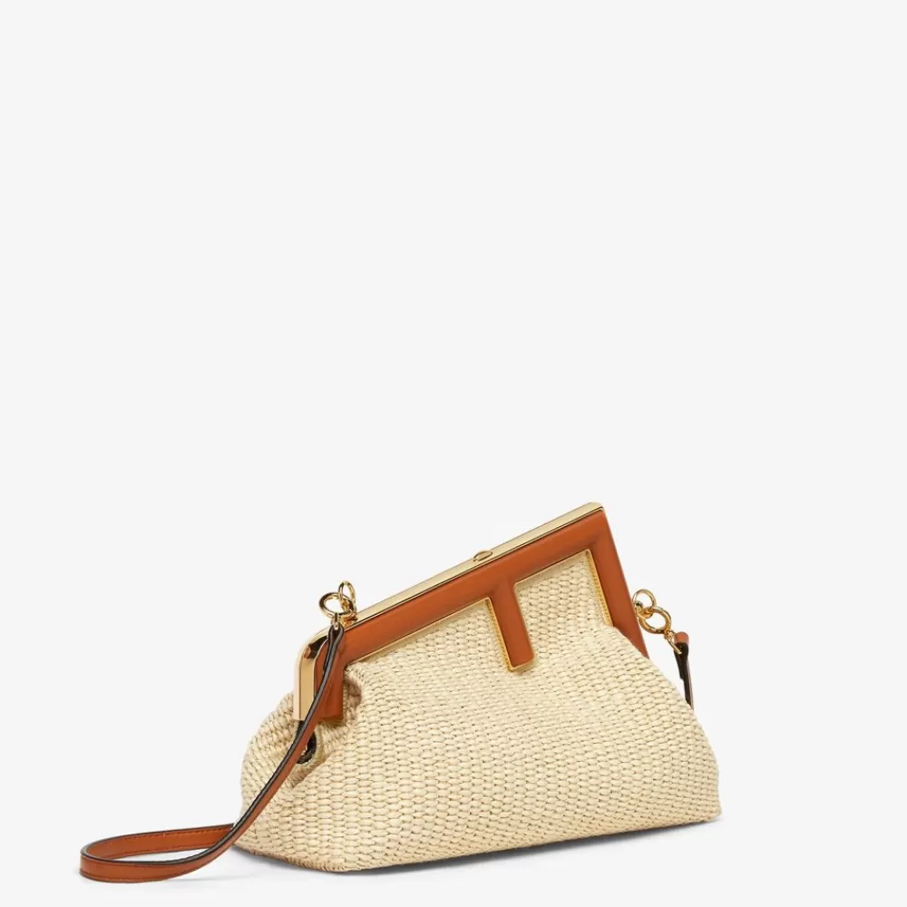 Fendi Clutches & Pochetten<Tasche Aus Naturstroh