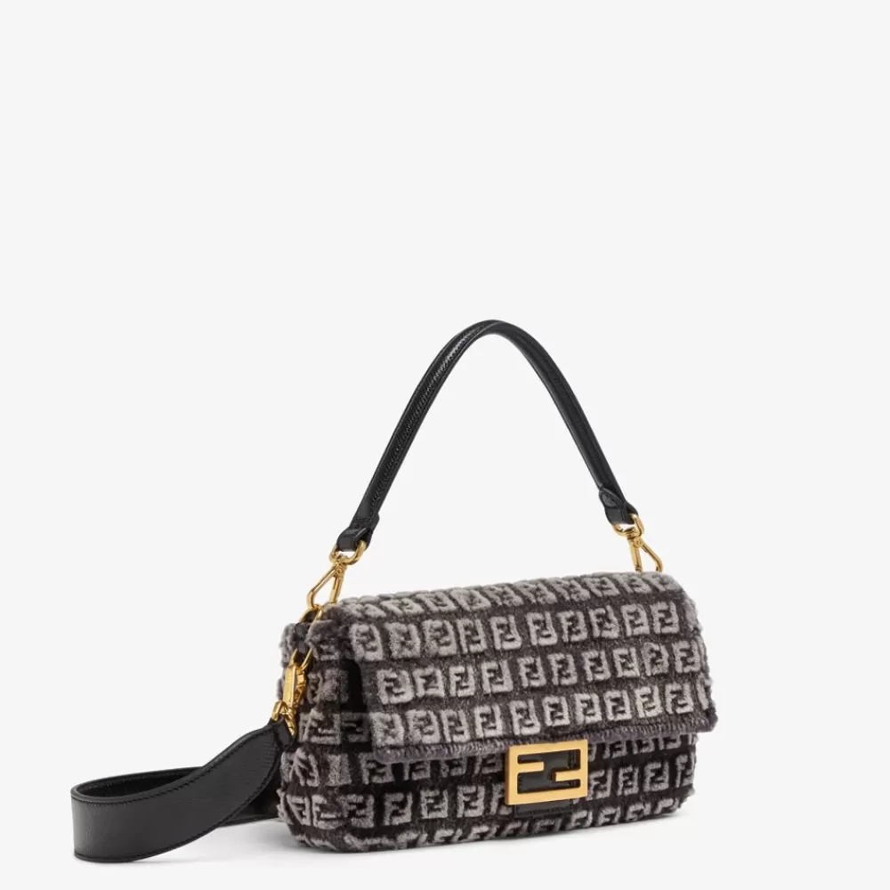 Fendi Schulter- Und Crossbody-Taschen<Tasche Aus Nerzpelz In Grau Mit Ff-Muster