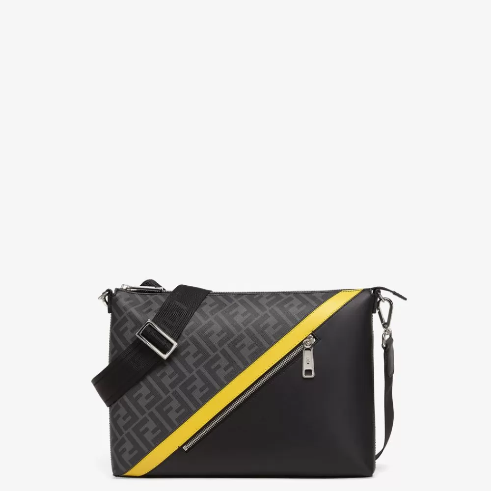 Fendi Messenger Bags<Tasche Aus Stoff In Grau