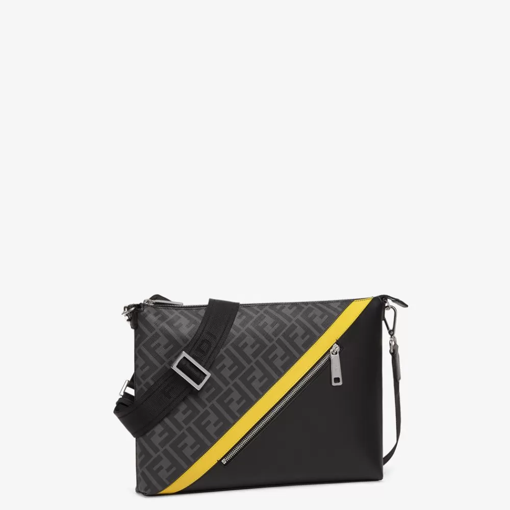 Fendi Messenger Bags<Tasche Aus Stoff In Grau