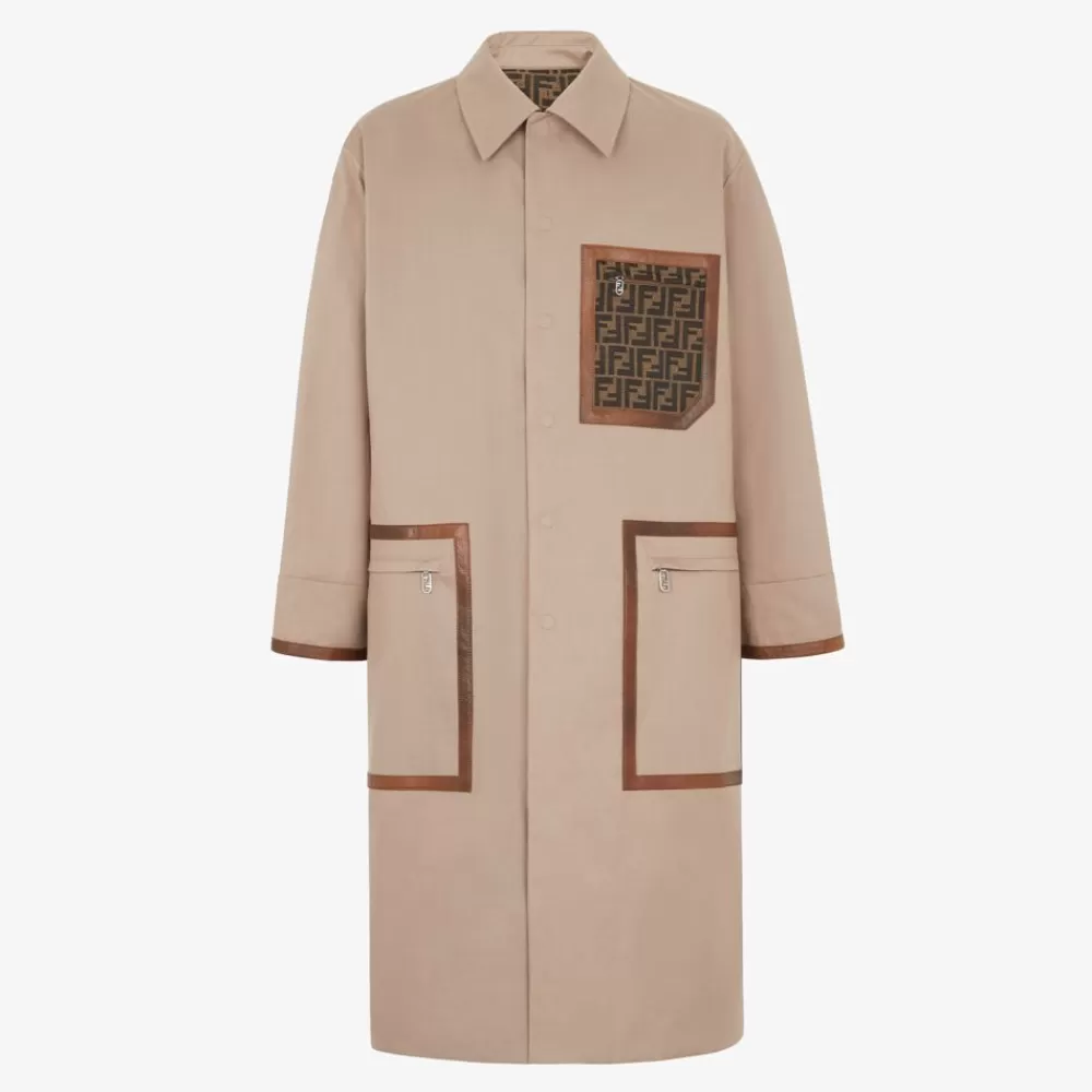 Fendi Mantel Und Oberbekleidung<Trenchcoat Aus Stoff In Braun